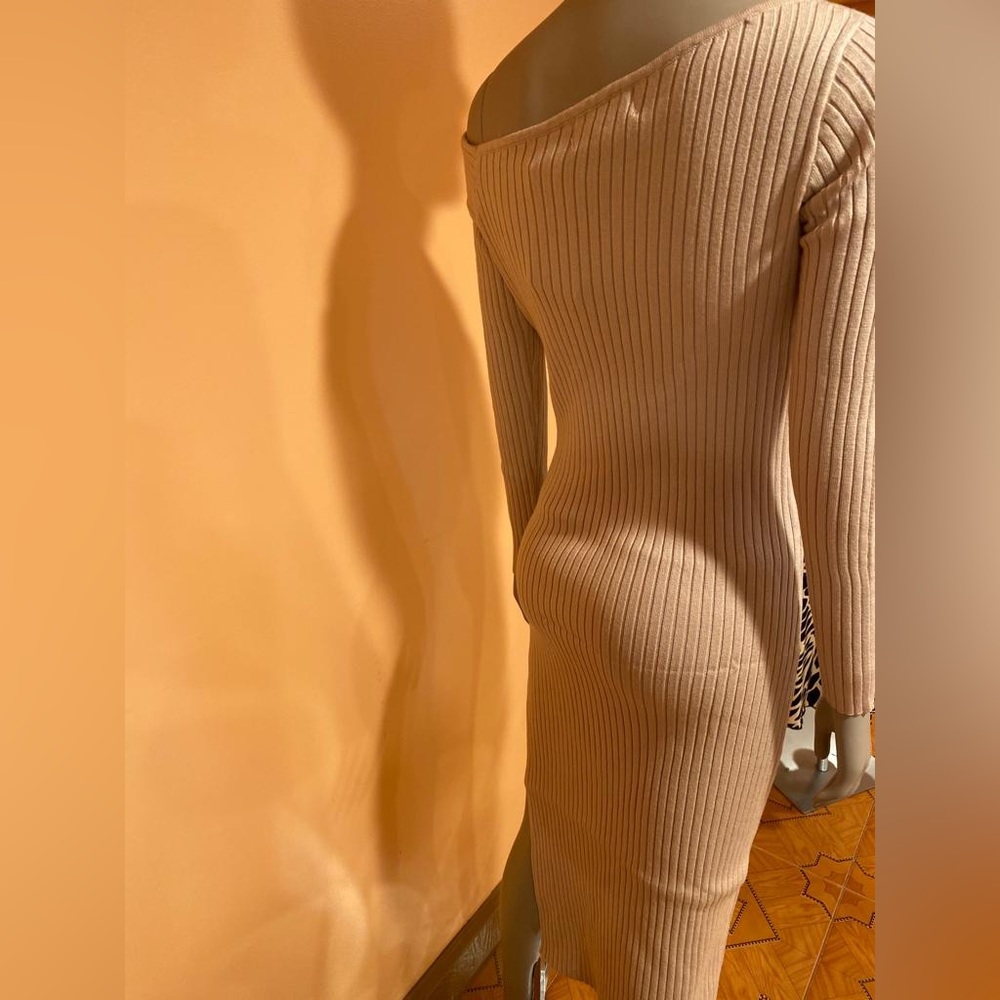 Heartloom knit dress , Small, Cream - Picture 3 of 6